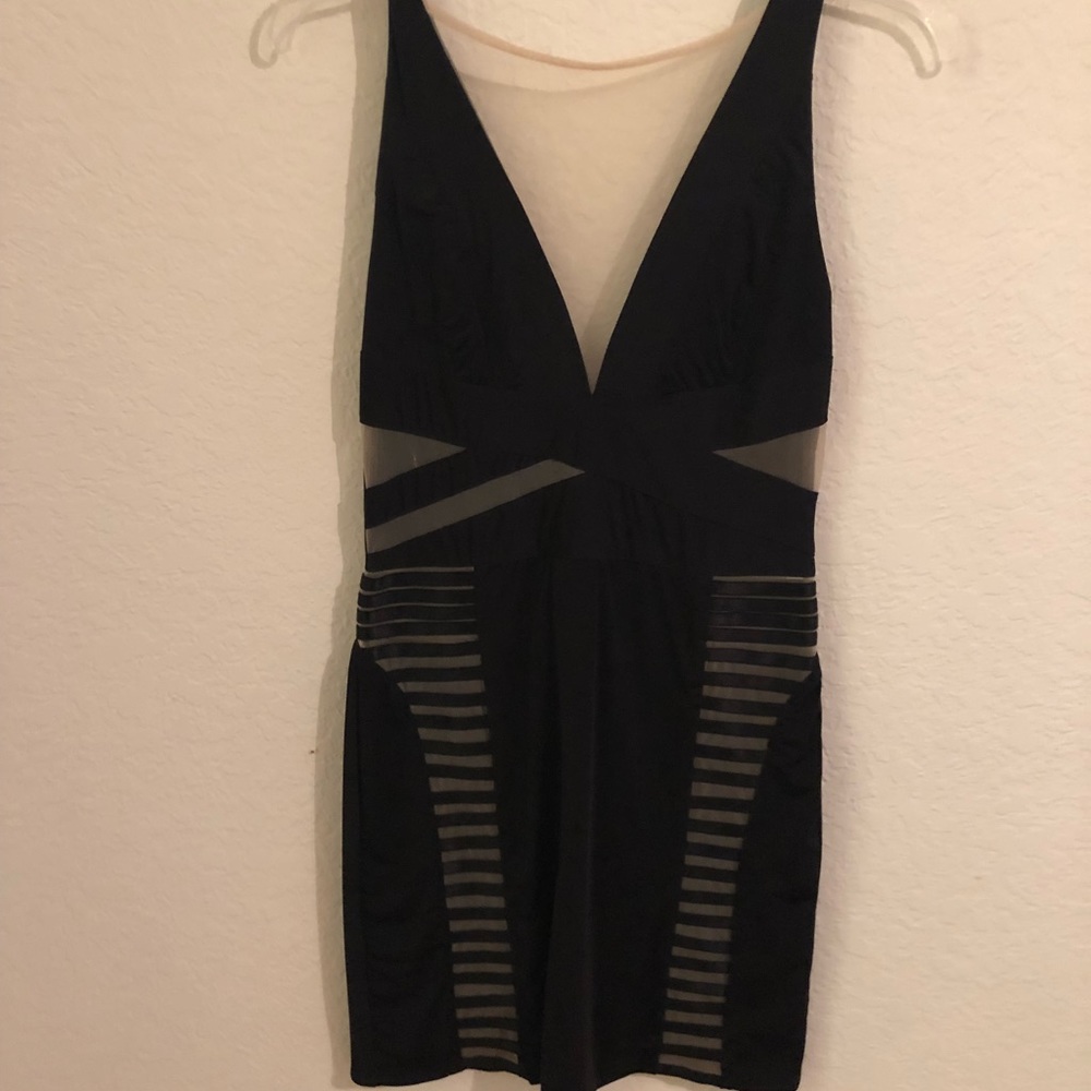 Mini black dress